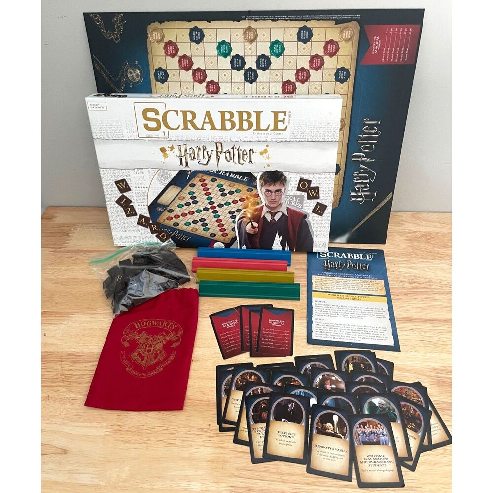 Harry Potter Scrabble World of Harry Potter Board Game 2019 Complete